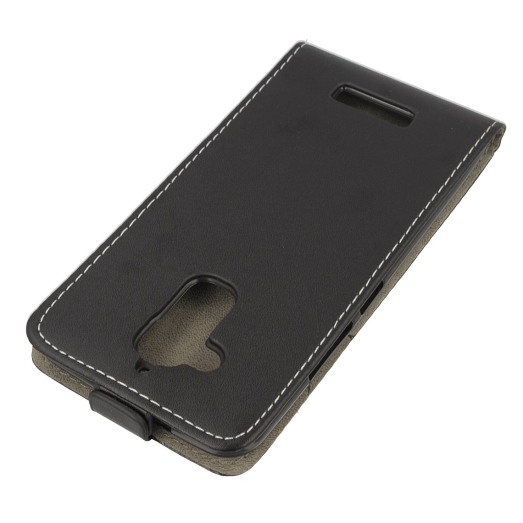 Pokrowiec z klapk na magnes Prestige Slim Flexi czarny ASUS Zenfone 3 Max ZC520TL / 3