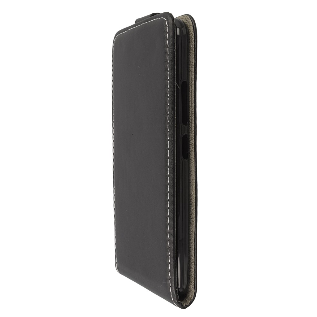 Pokrowiec z klapk na magnes Prestige Slim Flexi czarny ASUS Zenfone 3 Max ZC520TL / 6