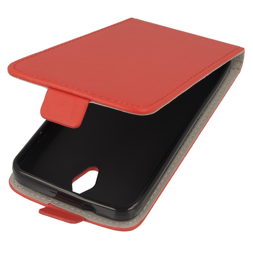 Pokrowiec z klapk na magnes Prestige Slim Flexi czerwony ASUS ZenFone C