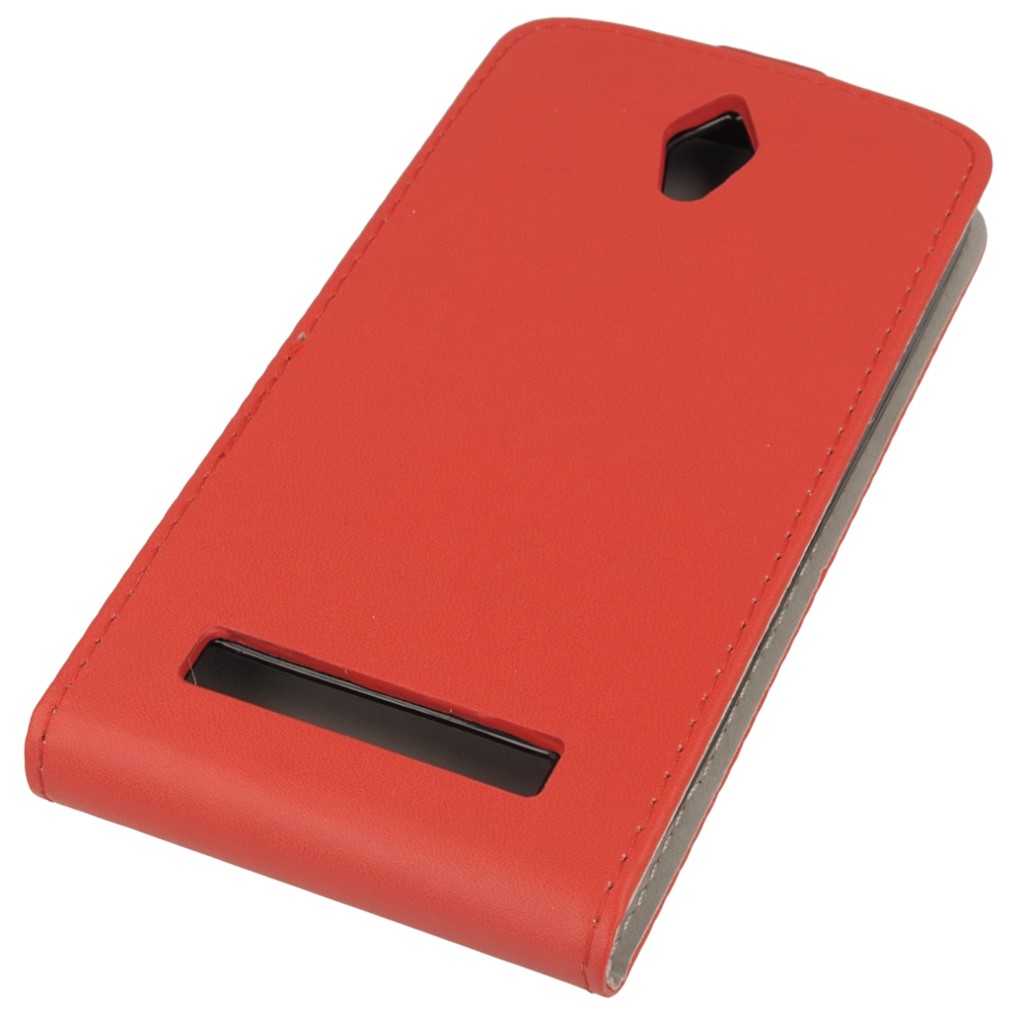 Pokrowiec z klapk na magnes Prestige Slim Flexi czerwony ASUS ZenFone C / 5