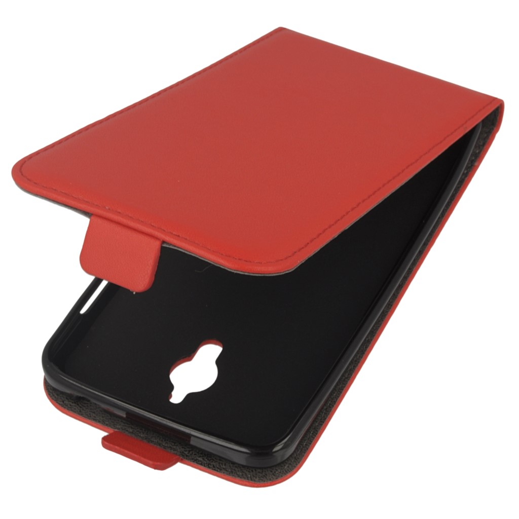 Pokrowiec z klapk na magnes Prestige Slim Flexi czerwony ASUS Zenfone Go ZC500TG