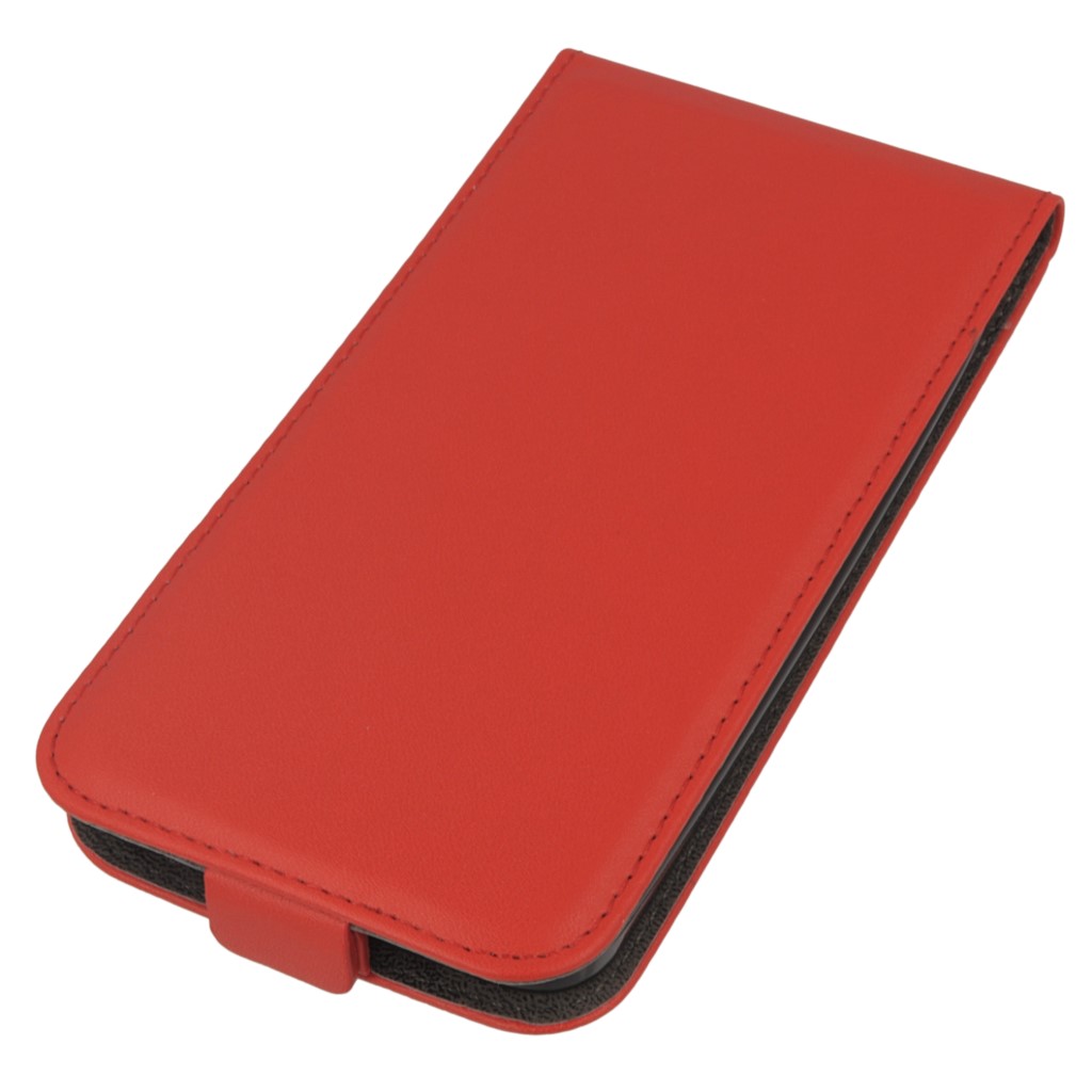 Pokrowiec z klapk na magnes Prestige Slim Flexi czerwony ASUS Zenfone Go ZC500TG / 2