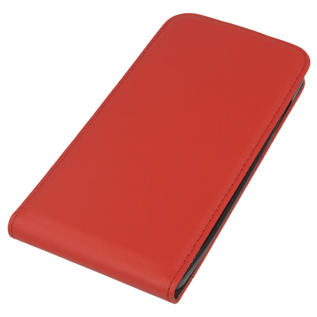 Pokrowiec z klapk na magnes Prestige Slim Flexi czerwony ASUS Zenfone Go ZC500TG / 3