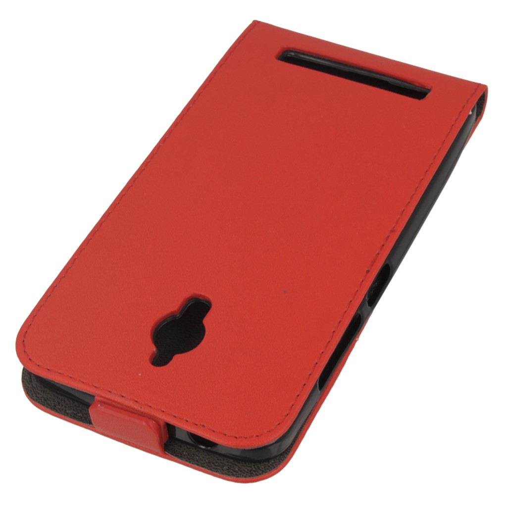 Pokrowiec z klapk na magnes Prestige Slim Flexi czerwony ASUS Zenfone Go ZC500TG / 4