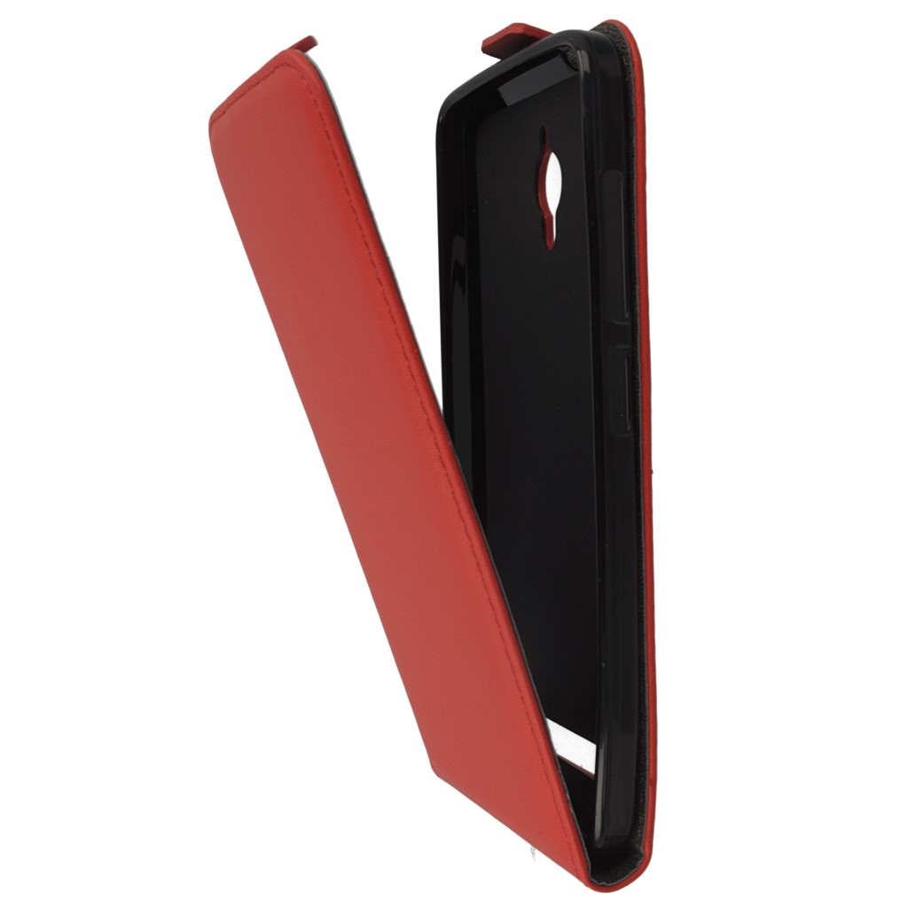Pokrowiec z klapk na magnes Prestige Slim Flexi czerwony ASUS Zenfone Go ZC500TG / 8