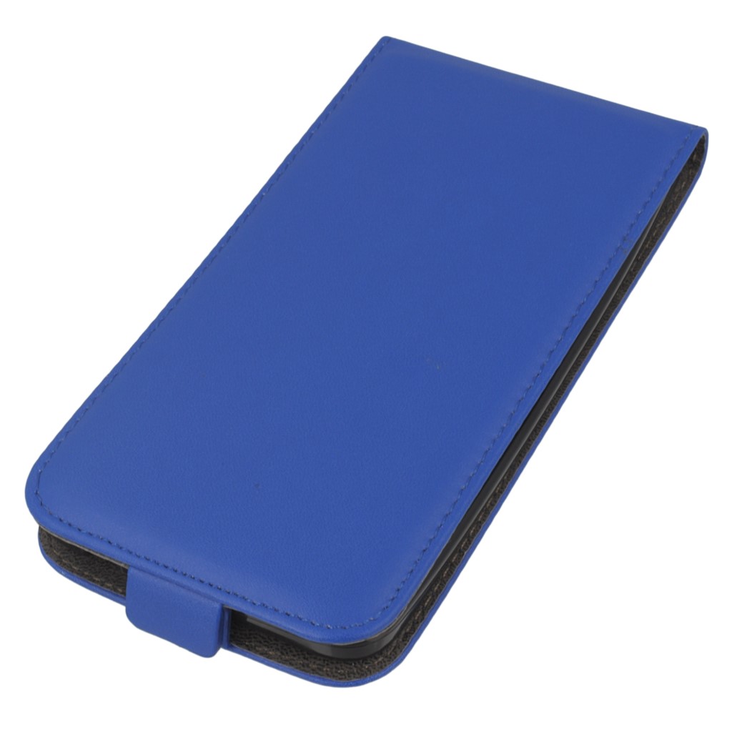 Pokrowiec z klapk na magnes Prestige Slim Flexi niebieski ASUS Zenfone Go ZC500TG / 3