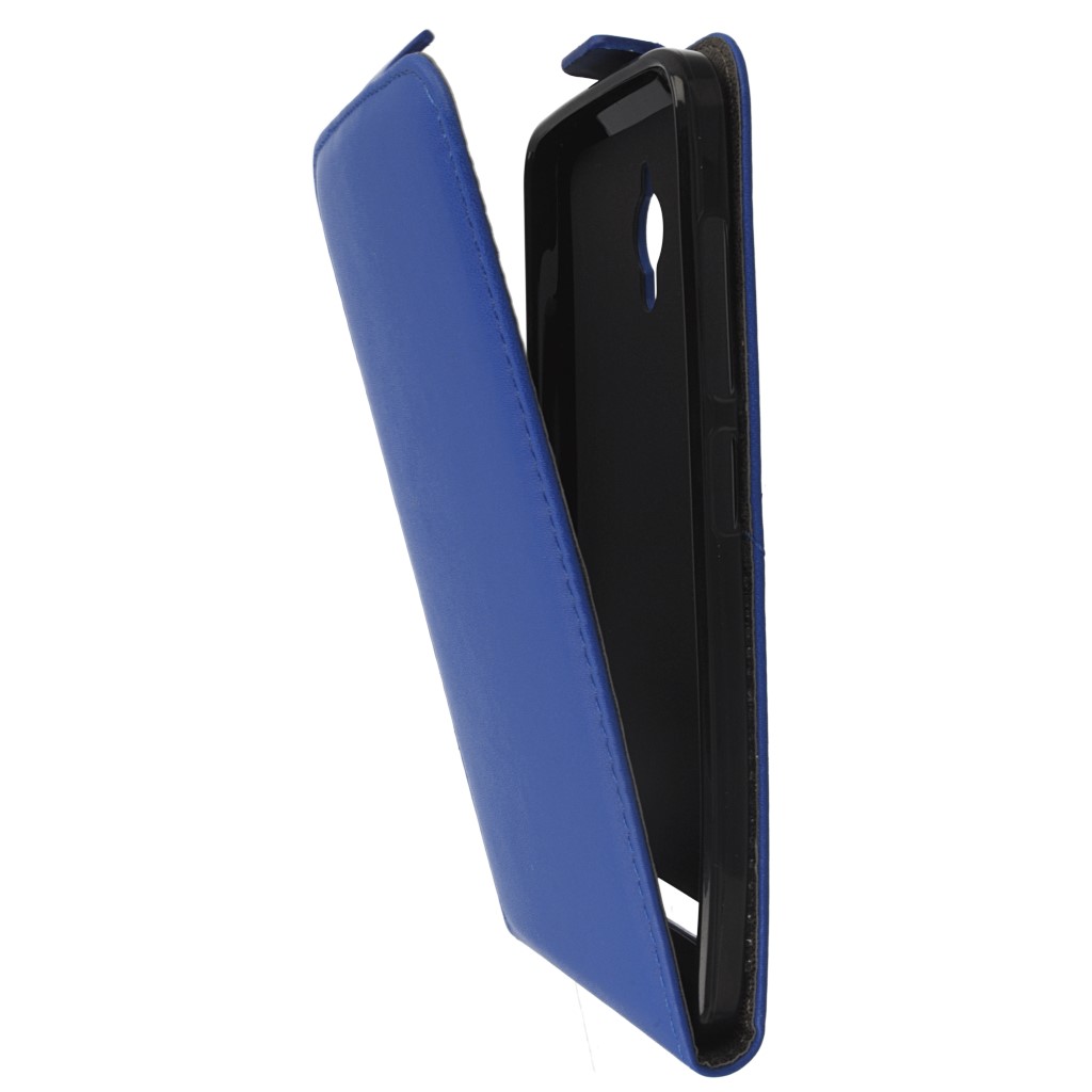 Pokrowiec z klapk na magnes Prestige Slim Flexi niebieski ASUS Zenfone Go ZC500TG / 7