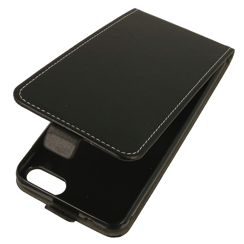 Pokrowiec z klapk na magnes Prestige Slim Flexi czarny ASUS Zenfone 4 Max ZC520KL