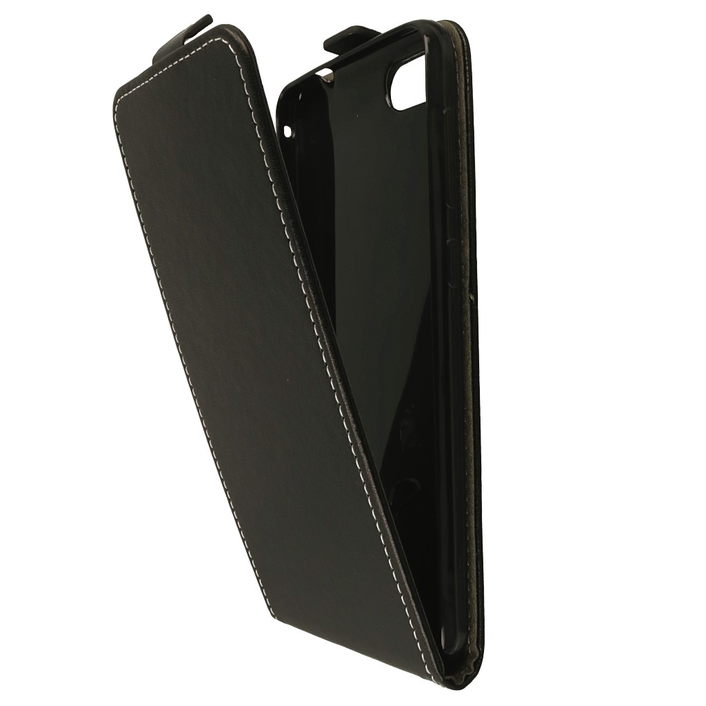 Pokrowiec z klapk na magnes Prestige Slim Flexi czarny ASUS Zenfone 4 Max ZC520KL / 6