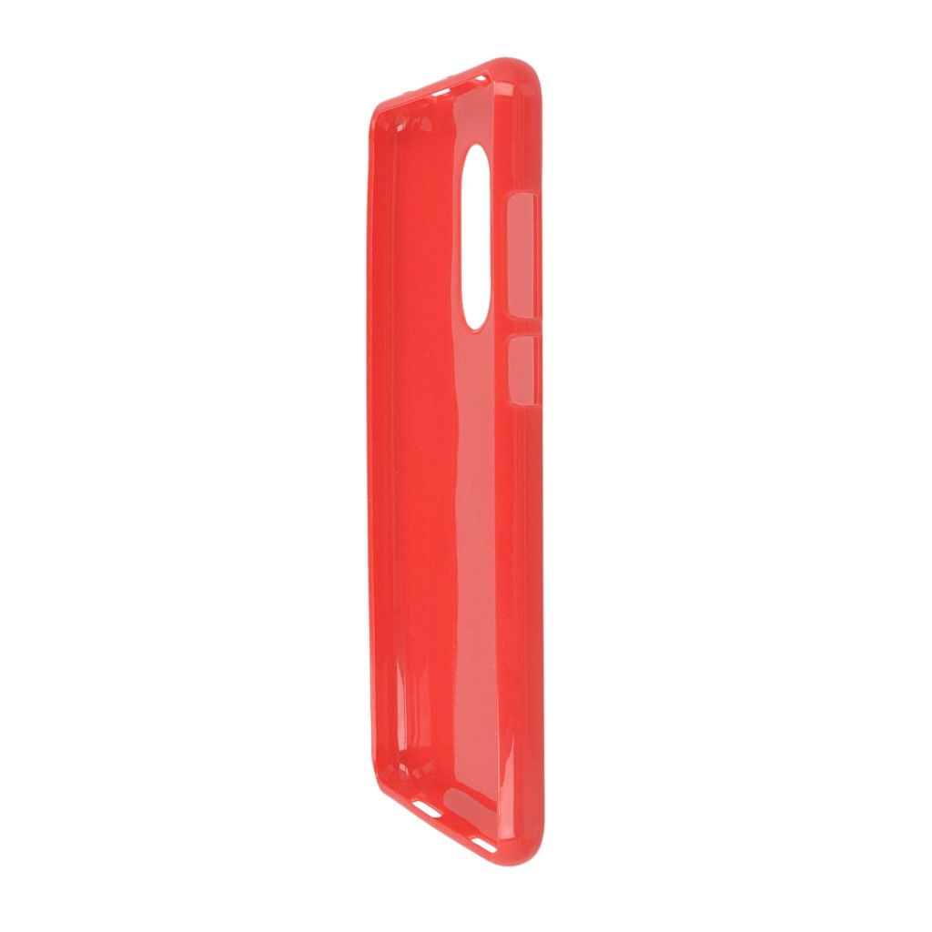 Pokrowiec etui oryginalne myPhone silikonowe BACK CASE czerwone myPhone City / 8