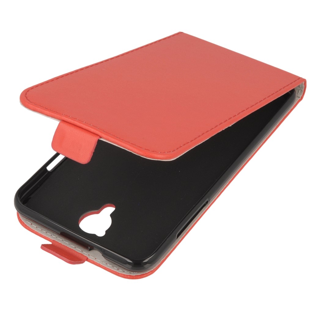 Pokrowiec z klapk na magnes Prestige Slim Flexi czerwony Coolpad Modena