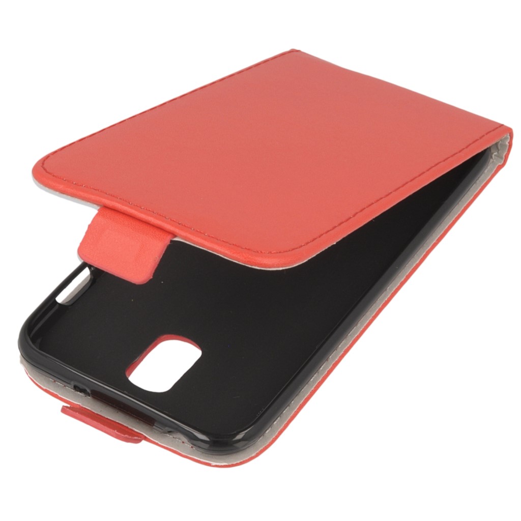 Pokrowiec z klapk na magnes Prestige Slim Flexi czerwony myPhone C-Smart Pix