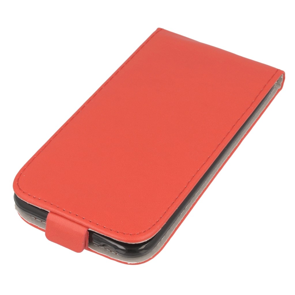 Pokrowiec z klapk na magnes Prestige Slim Flexi czerwony myPhone C-Smart Pix / 2
