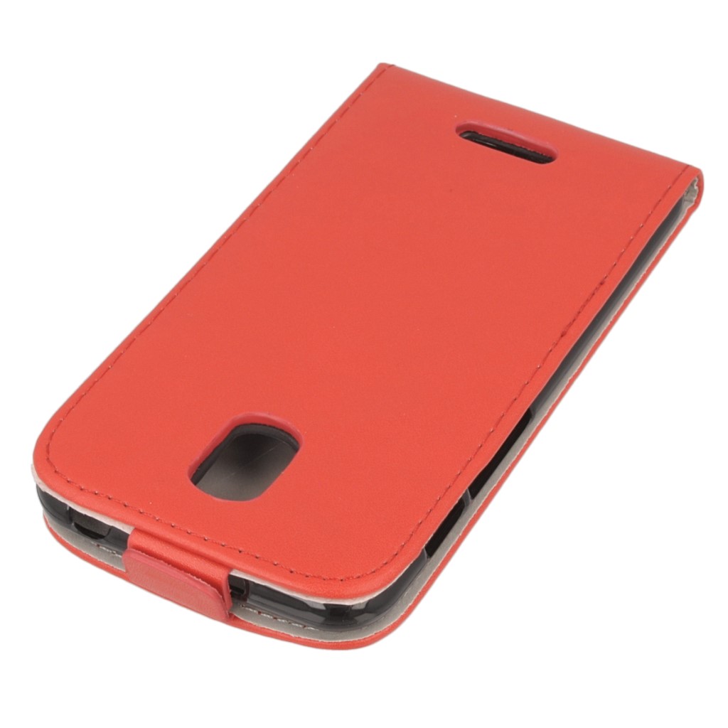 Pokrowiec z klapk na magnes Prestige Slim Flexi czerwony myPhone C-Smart Pix / 4