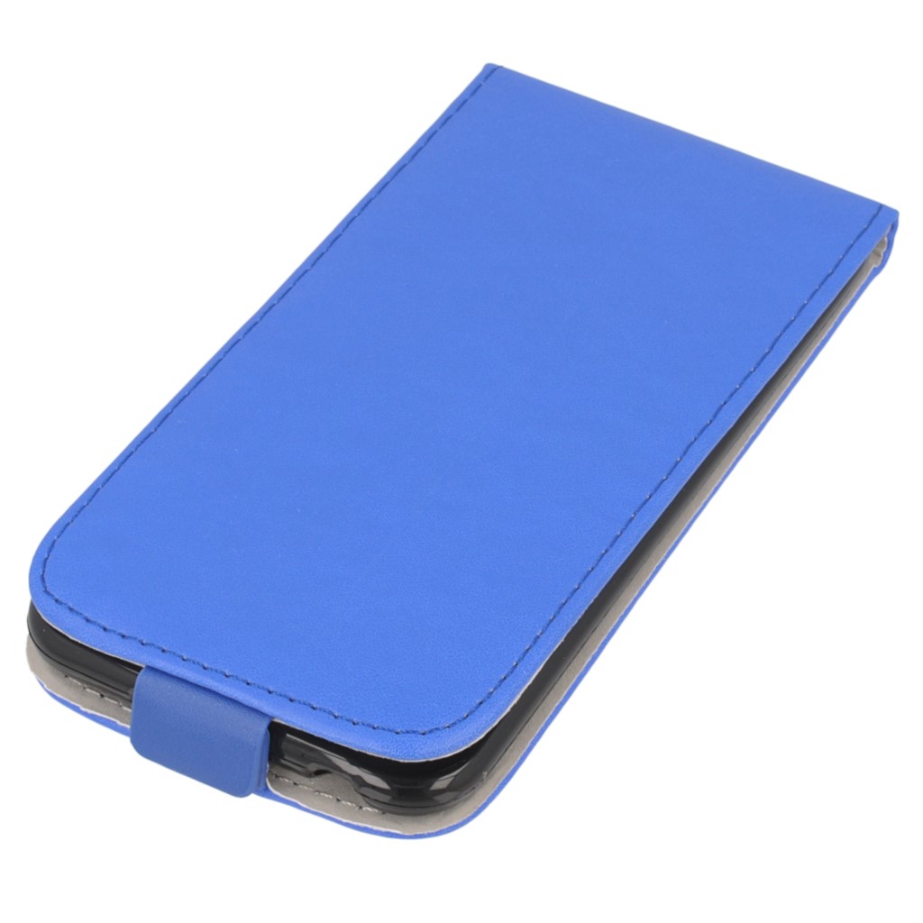 Pokrowiec z klapką na magnes Prestige Slim Flexi niebieski Coolpad Porto / 2 Pokrowiec z klapką na magnes Prestige Slim Flexi niebieski Coolpad Porto / 2