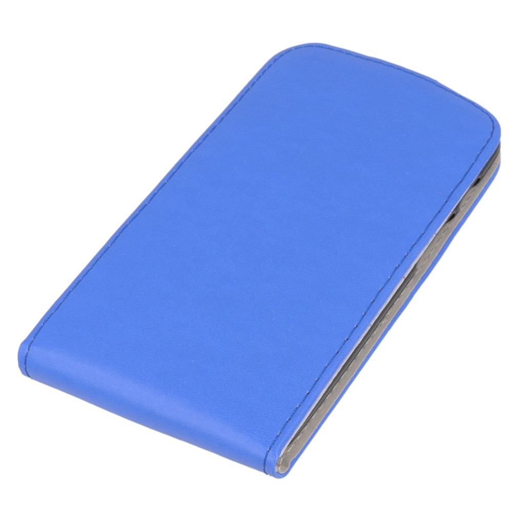 Pokrowiec z klapk na magnes Prestige Slim Flexi niebieski Coolpad Porto / 3