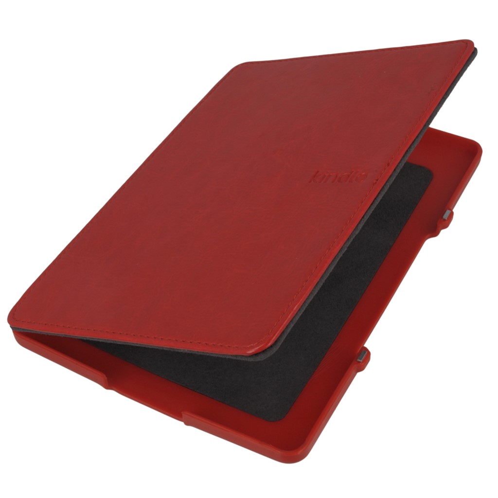 Pokrowiec etui Book Classic czerwony AMAZON Kindle 4