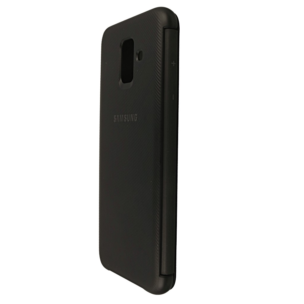 Pokrowiec oryginalne etui Flip Wallet EF-WA600CB czarny SAMSUNG Galaxy A6 2018 / 9