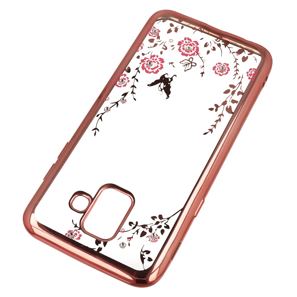Pokrowiec etui silikonowe Diamond Kwiaty rowe Xiaomi Redmi 5A / 2