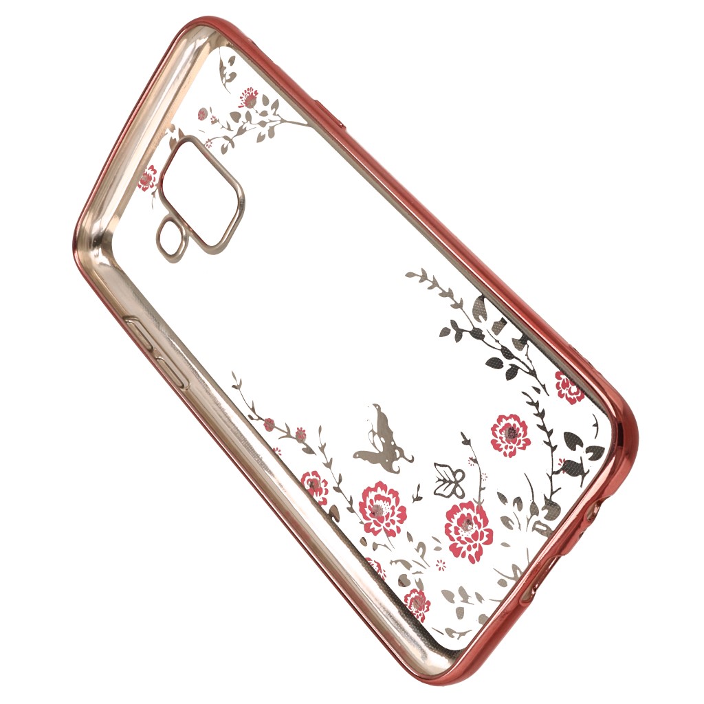 Pokrowiec etui silikonowe Diamond Kwiaty rowe Xiaomi Redmi 5A / 3