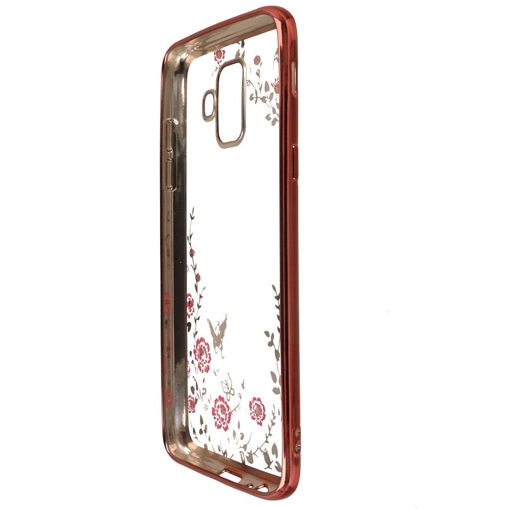 Pokrowiec etui silikonowe Diamond Kwiaty rowe Xiaomi Redmi 5A / 6