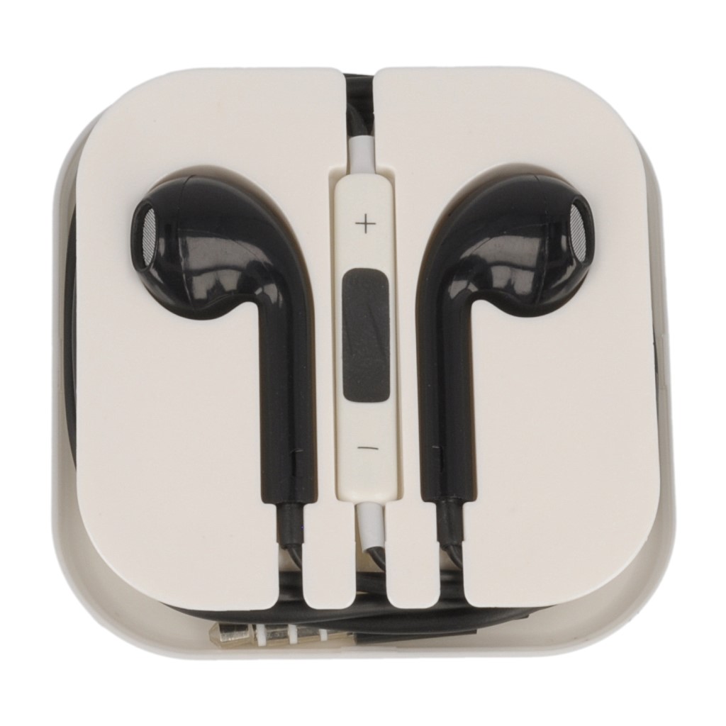 Suchawki stereo EarPhone MOTIVE czarne APPLE iPhone 8 Plus / 5