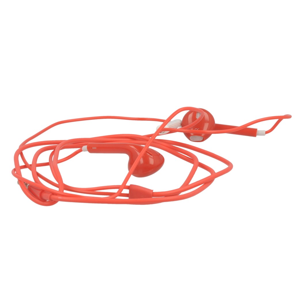 Suchawki stereo EarPhone MOTIVE czerwone APPLE iPhone SE / 3