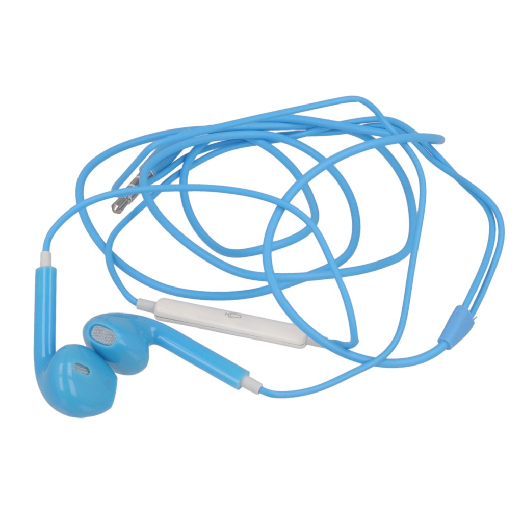 Suchawki stereo EarPhone MOTIVE niebieskie APPLE iPhone 6 Plus / 6