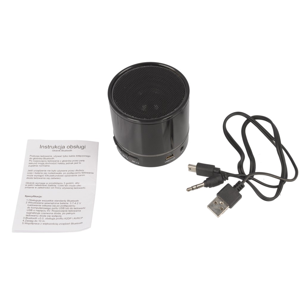 Głośnik Multimedialny Bluetooth metalowy LED czarny Coolpad Modena 2 / 6