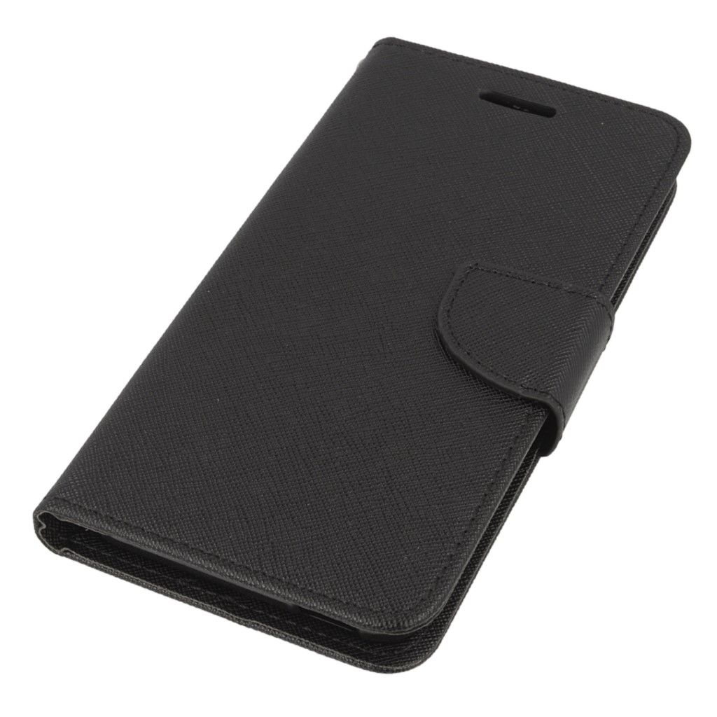 Pokrowiec etui z klapk na magnes Fancy Case czarne HTC Desire 530 / 2