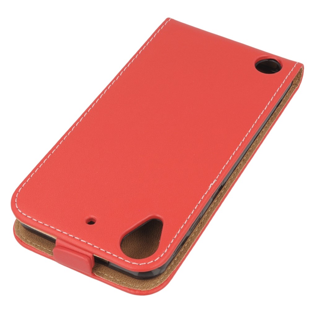 Pokrowiec z klapk� na magnes Prestige Slim Flexi czerwony HTC Desire 530 / 4