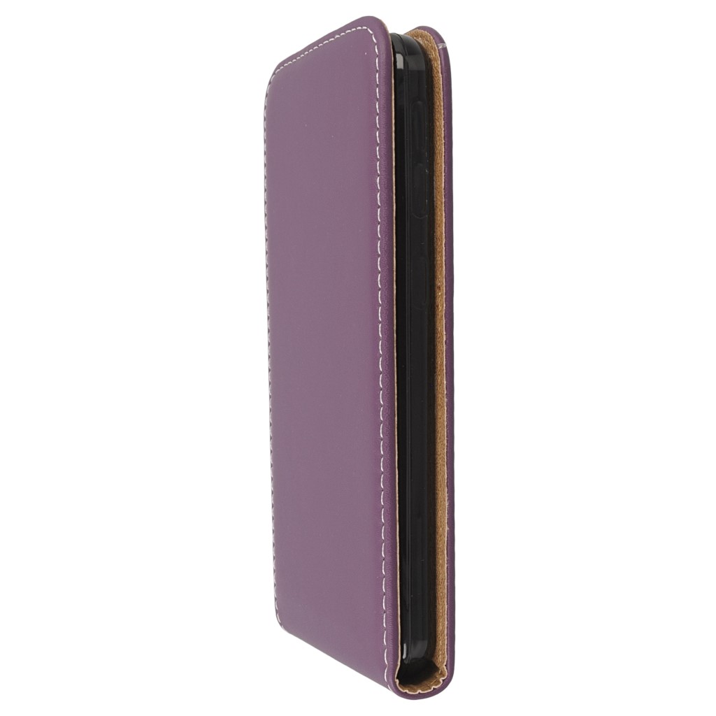 Pokrowiec z klapk na magnes Prestige Slim Flexi fioletowy HTC Desire 530 / 7