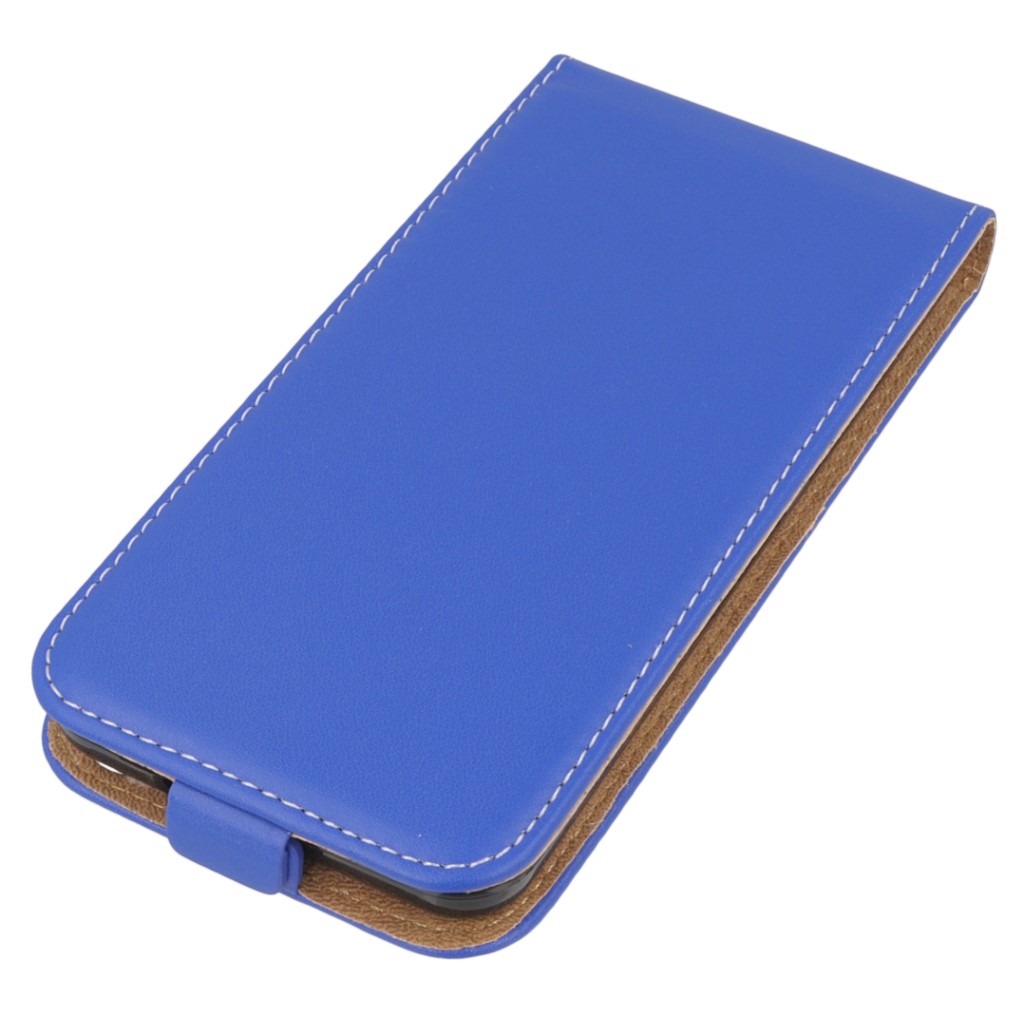 Pokrowiec z klapk na magnes Prestige Slim Flexi niebieski HTC Desire 530 / 2