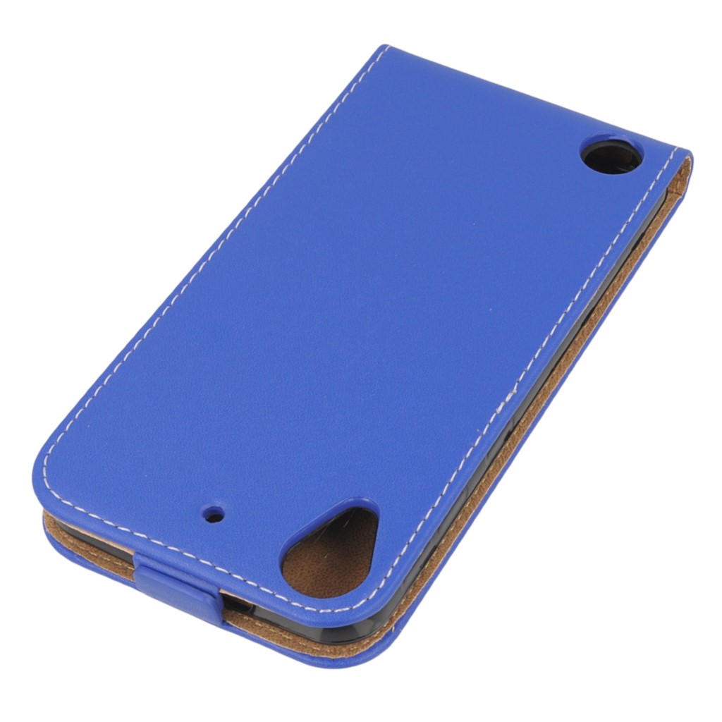 Pokrowiec z klapk na magnes Prestige Slim Flexi niebieski HTC Desire 530 / 4