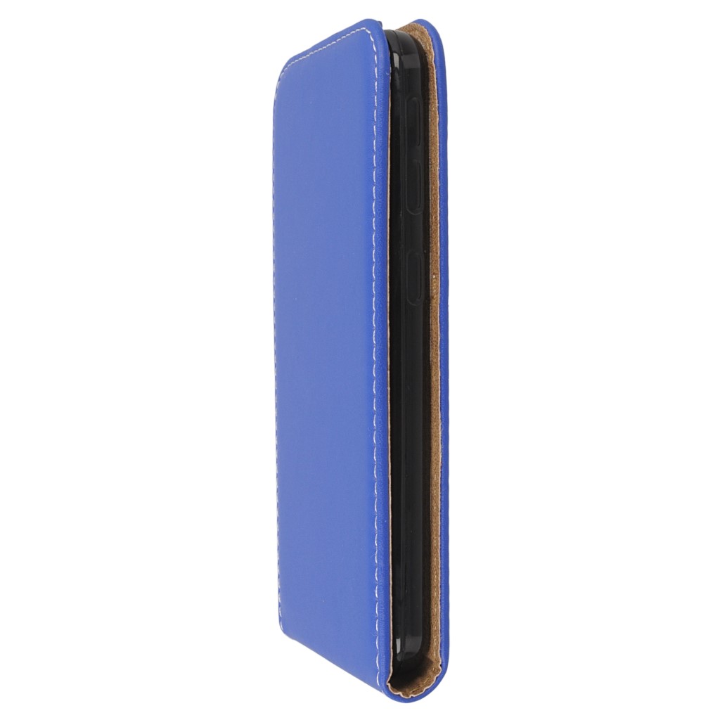 Pokrowiec z klapk na magnes Prestige Slim Flexi niebieski HTC Desire 530 / 6