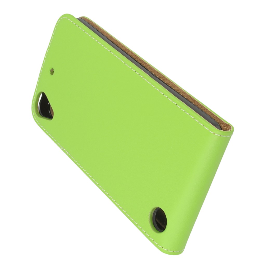 Pokrowiec z klapk na magnes Prestige Slim Flexi zielony HTC Desire 530 / 5