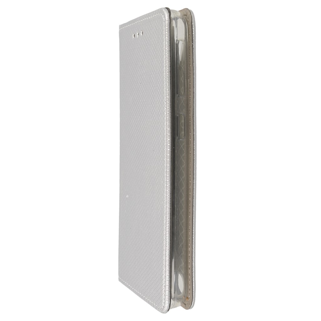 Pokrowiec etui z klapk Magnet Book srebrne HTC Desire 530 / 6