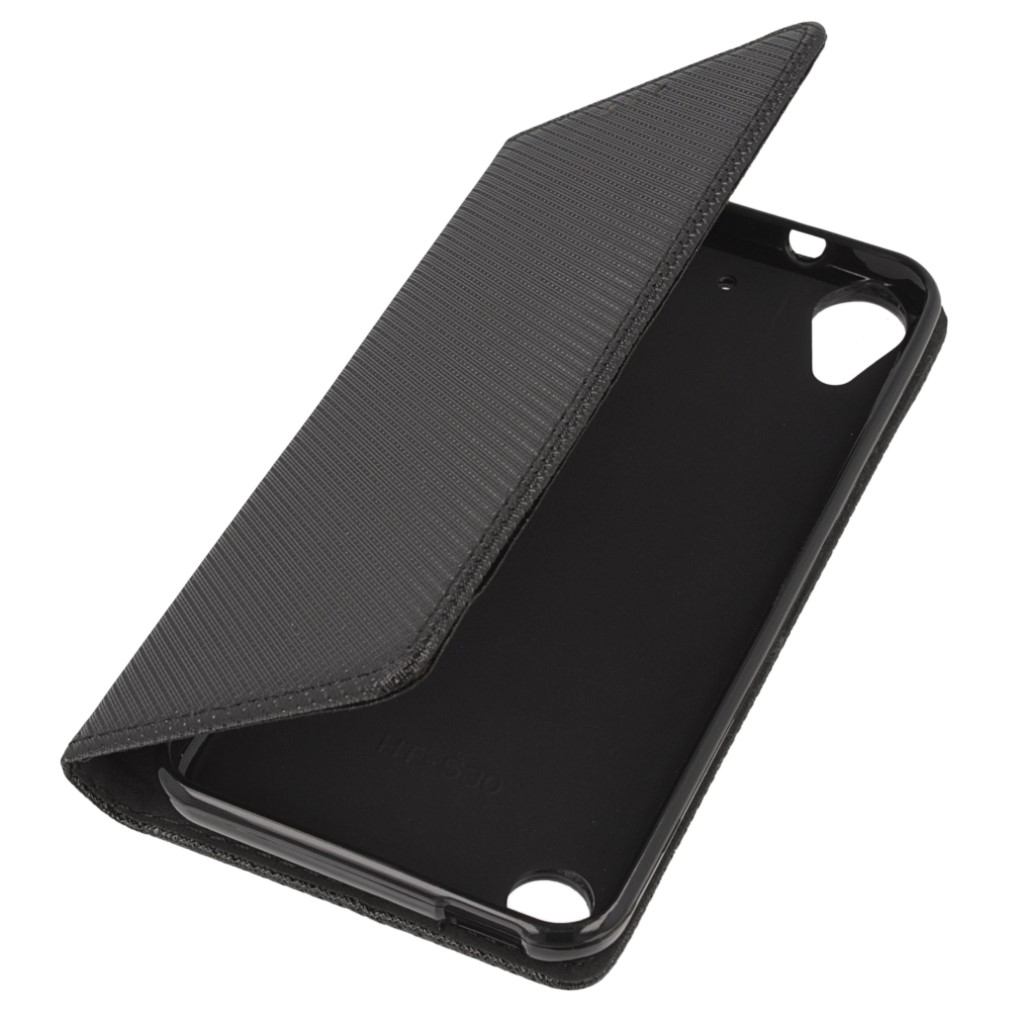 Pokrowiec etui z klapk Magnet Book czarne HTC Desire 530