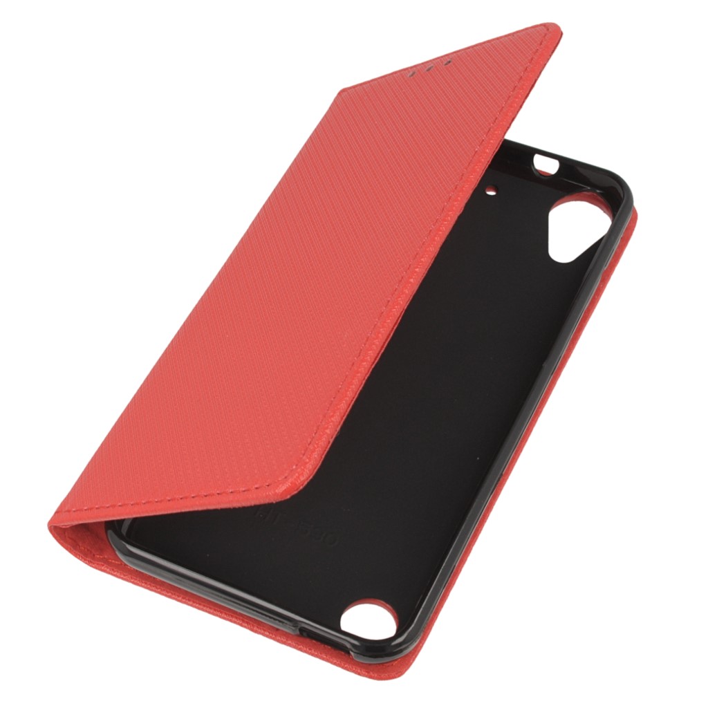 Pokrowiec etui z klapk Magnet Book czerwone HTC Desire 530