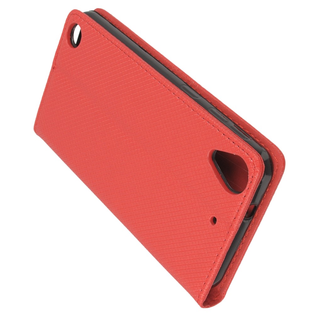 Pokrowiec etui z klapk Magnet Book czerwone HTC Desire 530 / 5