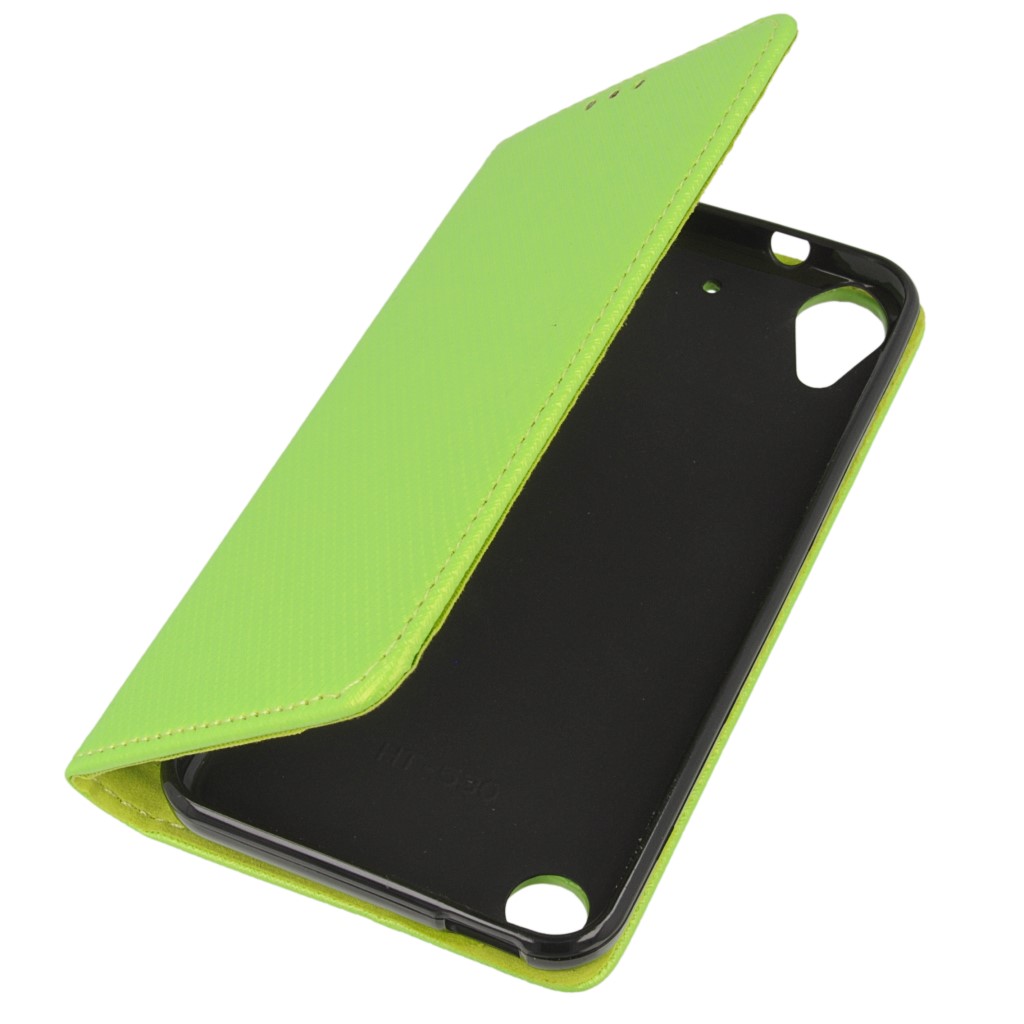 Pokrowiec etui z klapk Magnet Book zielone HTC Desire 530