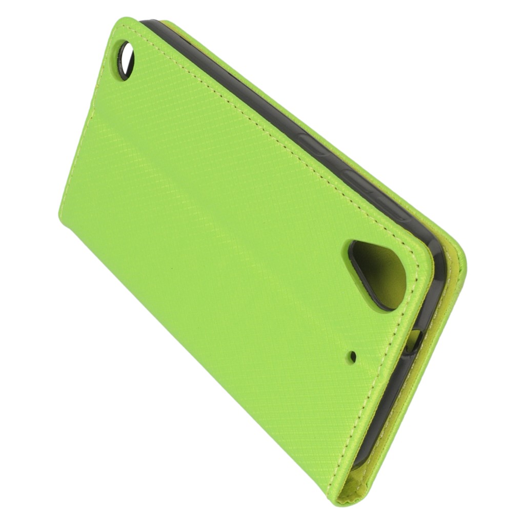 Pokrowiec etui z klapk Magnet Book zielone HTC Desire 530 / 5