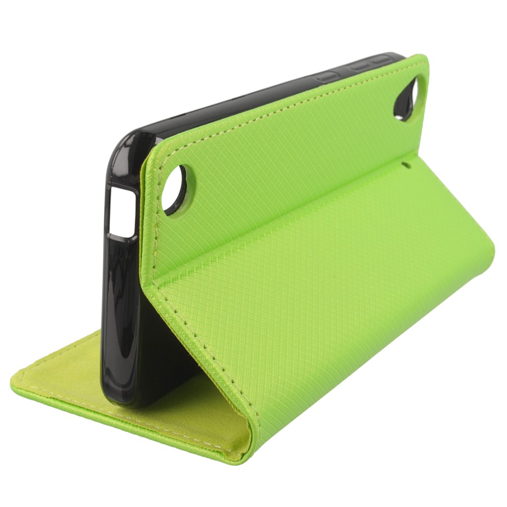Pokrowiec etui z klapk Magnet Book zielone HTC Desire 530 / 8