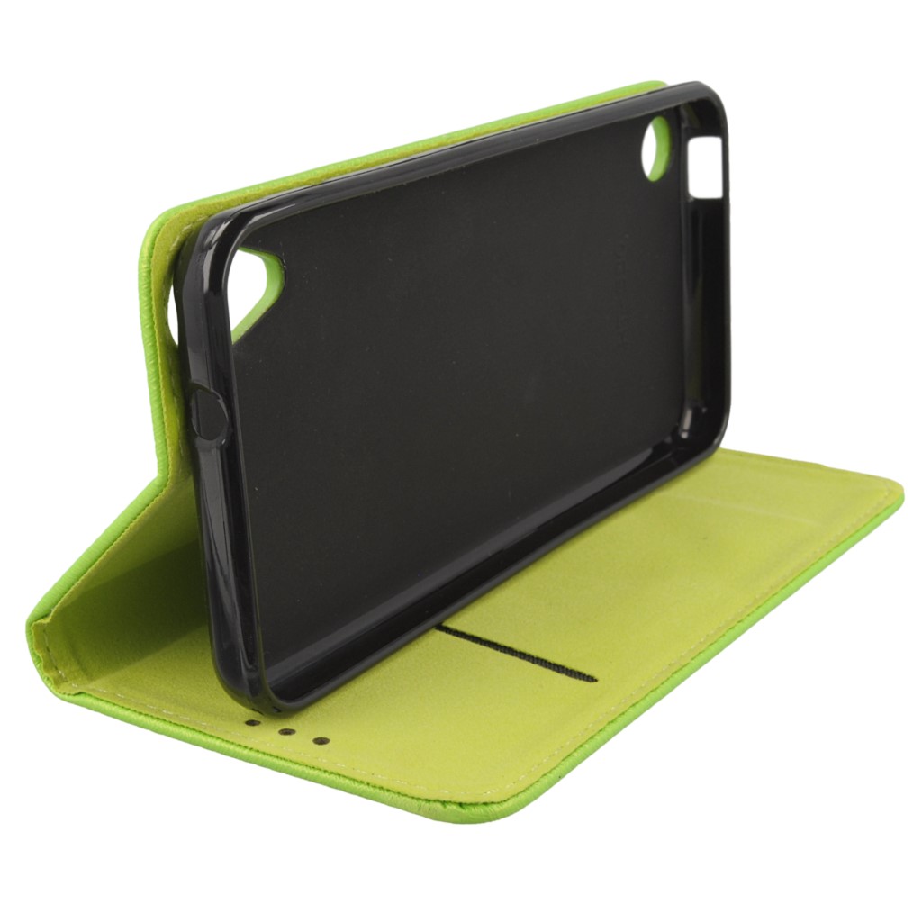 Pokrowiec etui z klapk Magnet Book zielone HTC Desire 530 / 9