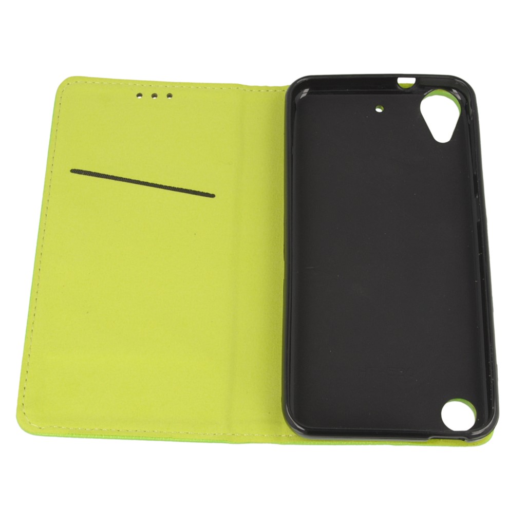 Pokrowiec etui z klapk Magnet Book zielone HTC Desire 530 / 10