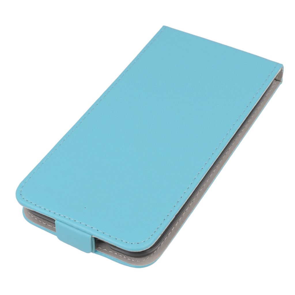 Pokrowiec z klapk na magnes Prestige Slim Flexi jasny niebieski HTC Desire 620 / 2