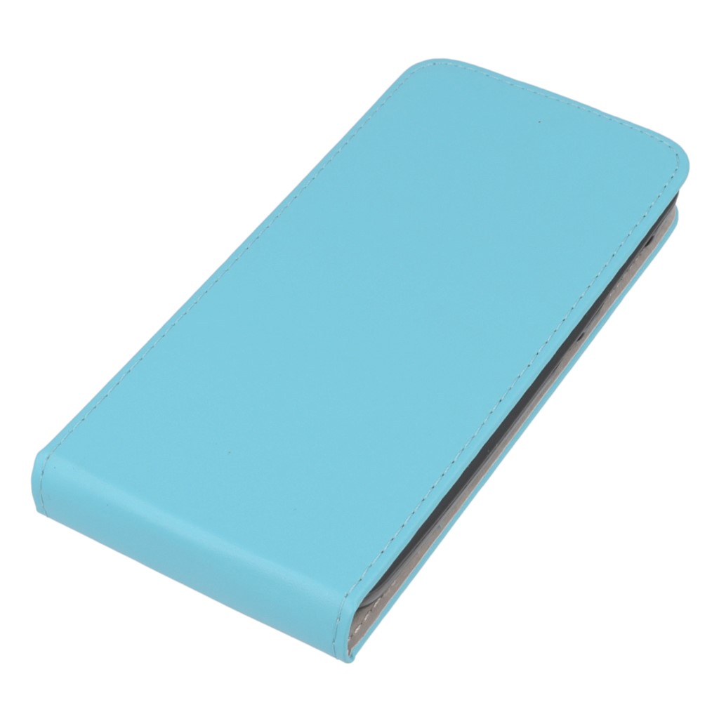 Pokrowiec z klapk na magnes Prestige Slim Flexi jasny niebieski HTC Desire 620 / 3