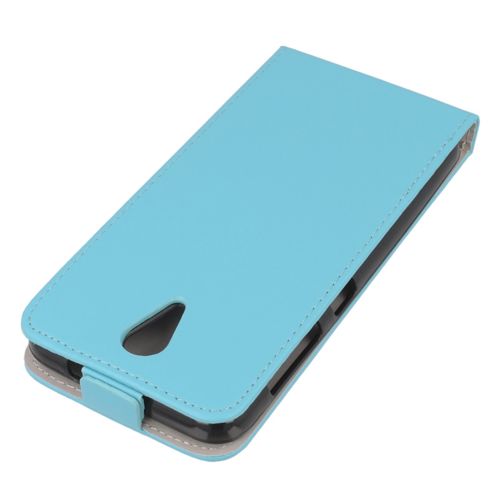 Pokrowiec z klapk na magnes Prestige Slim Flexi jasny niebieski HTC Desire 620 / 4