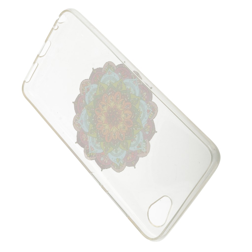Pokrowiec etui silikonowe wzr Kolorowa Mandala APPLE iPhone XS / 4