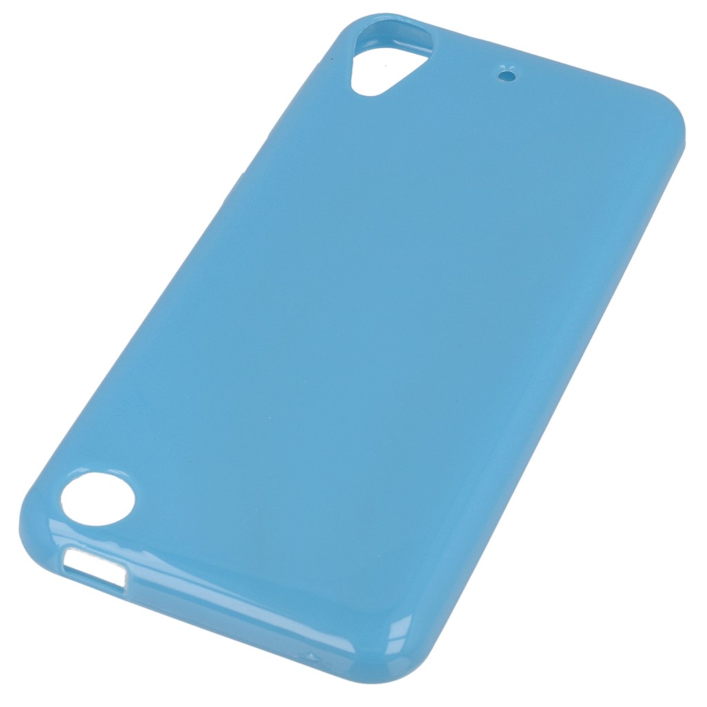 Pokrowiec silikonowe etui BACK CASE niebieskie HTC Desire 530